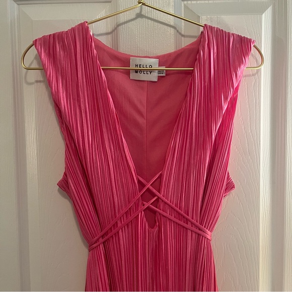 Hello Molly Vibrant Pink Dress NWOT - Picture 3 of 8
